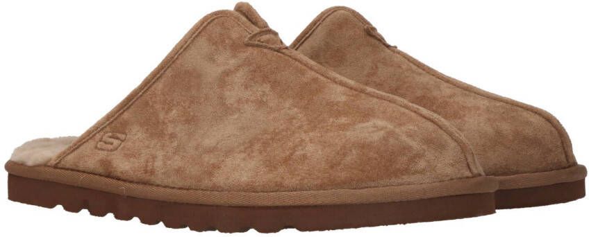 Skechers Pantoffels 66094/TAN Bruin-47.5 maat 47.5