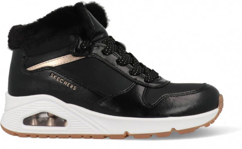 Skechers Kids Hoge veterschoenen UNO COZY ON AIR met air cooled memory foam