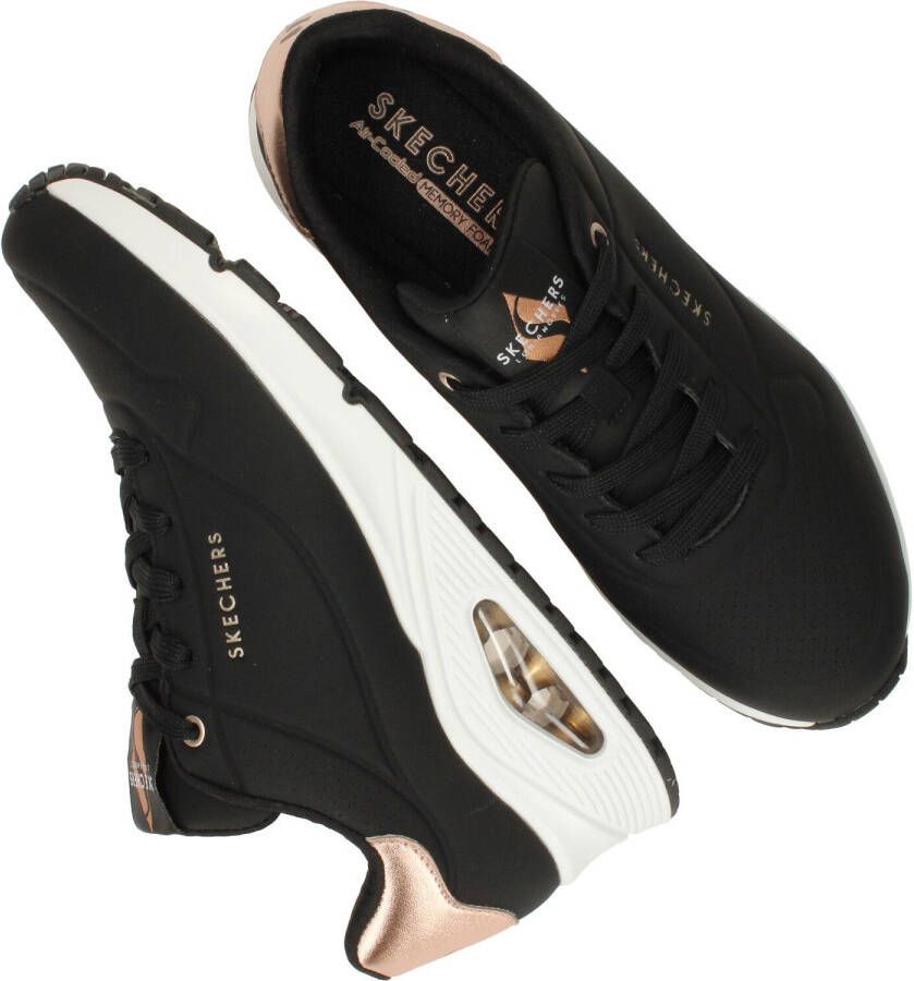 Skechers zwart goud discount dames