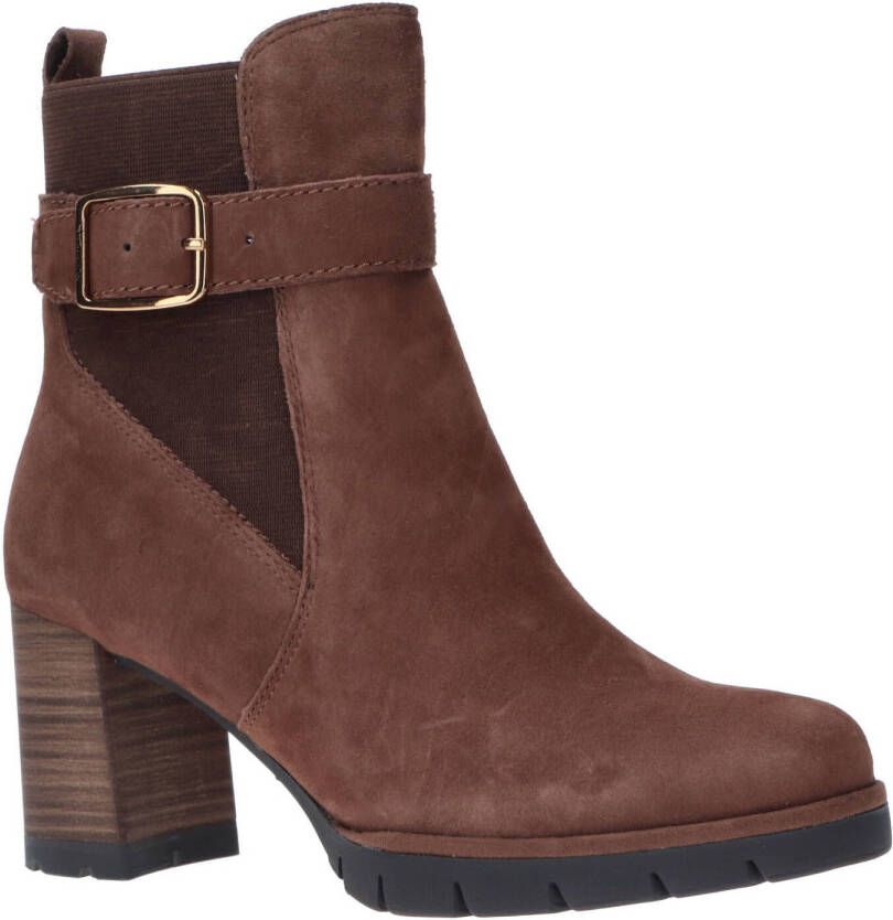 tamaris Enkellaarsjes Hak Middel Bruin