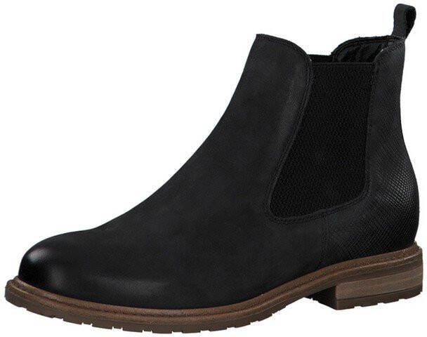 Tamaris Belin Chelseaboot Dames Zwart