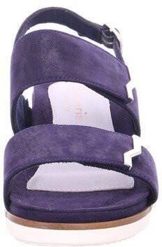 tamaris PureRelax sandalen met sleehak blauw