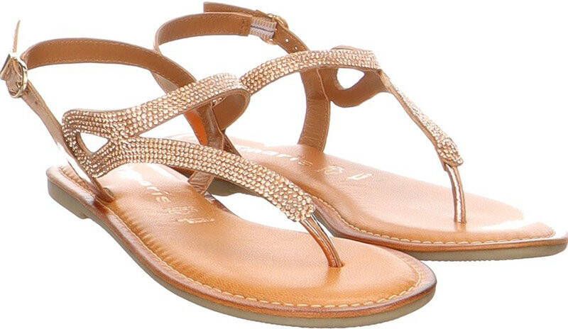 Tamaris Sandalen Tofa met stijlvolle glinstersteentjes