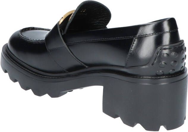 Tod's Loafers in Leather Black Instapschoenen