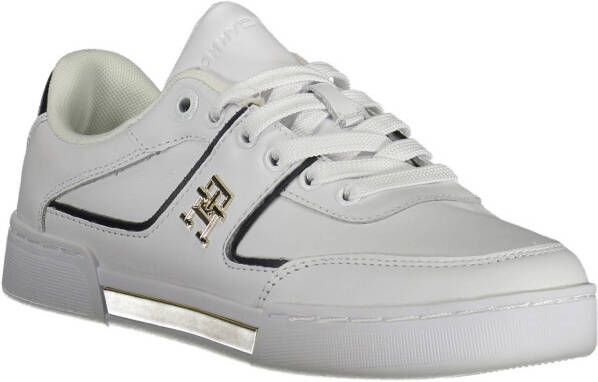 Tommy Hilfiger Witte Lage Sneakers Th Prep Court