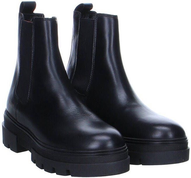 Tommy Hilfiger Enkellaarsjes Monochromatic Chelsea Zwart