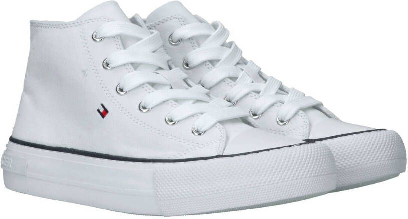 Tommy hilfiger Veterboot Meisjes Wit