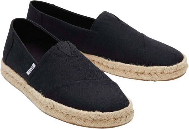 TOMS Instappers & Slip ons Zwart Heren