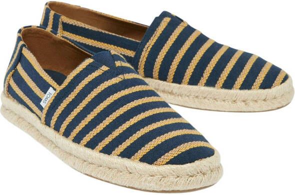 TOMS Instappers & Slip ons Blauw Heren