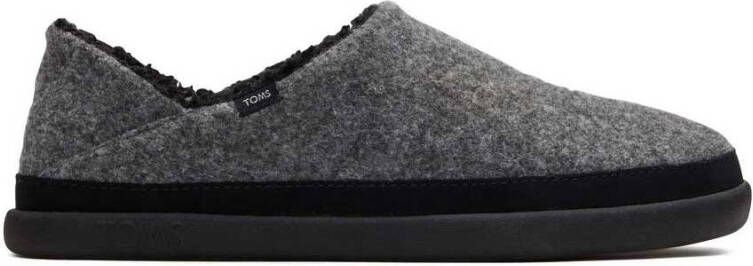 TOMS Ezra smoke grey repreve two tone felt 10016808 pantoffel
