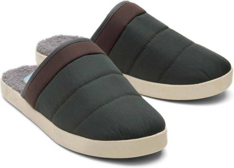 TOMS Herenpantoffel harbor deep forest matte ripstop 10016929