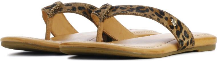UGG Tuolumne 1119747 teenslippers met panterprint bruin