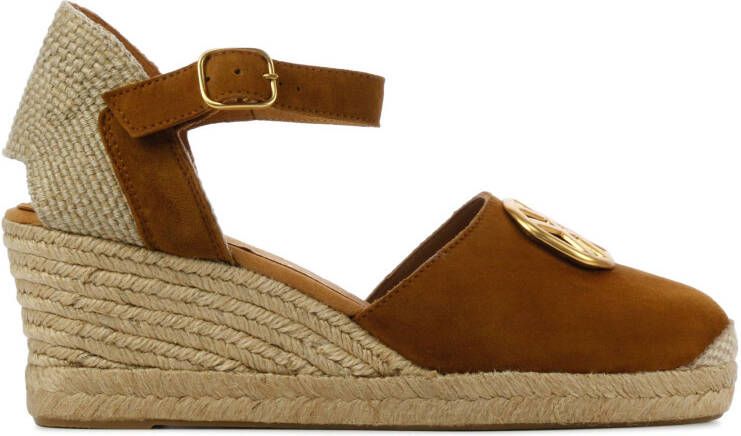 Unisa Dames leren dames espadrilles caspe sue