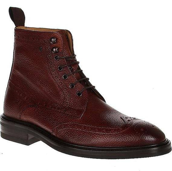 Van bommel SBM 80001 24 01 Dark Cognac G+ Wijdte Veter boots