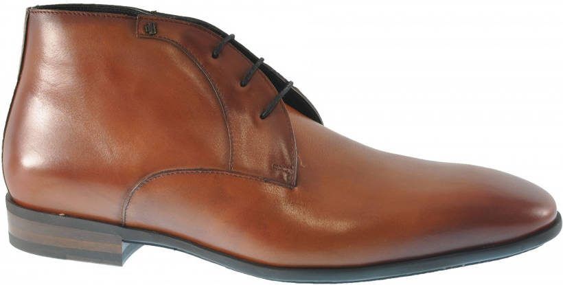 Van bommel 20057 Dark Cognac G+ Wijdte Veter boots