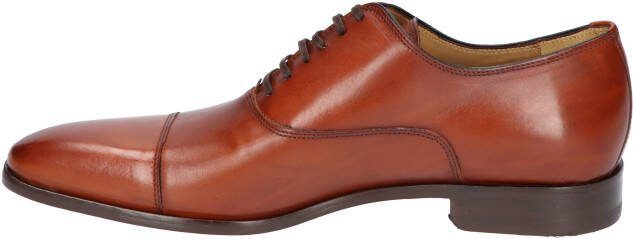 Van bommel SBM 30072 23 01 Cognac G+Wijdte Veterschoenen