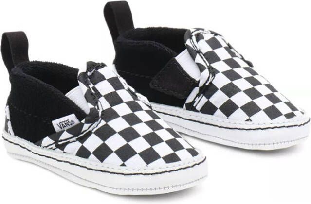 Vans Sneakers IN Slip On V Crib Checkerboard Checker Zwart