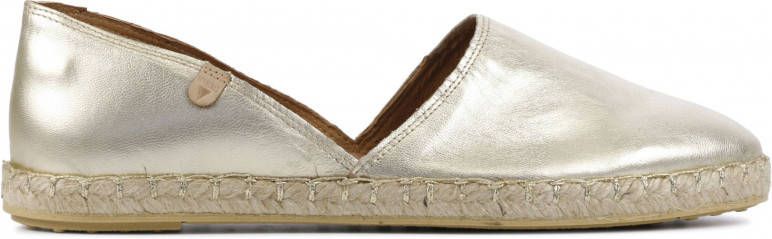 Verbenas Dames leren dames espadrilles carmen met