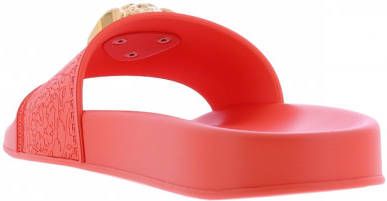 Versace Palazzo Pool Slides , Rood, Dames