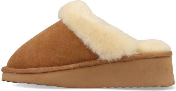 Warmbat Pantoffels Alice Women Suede Bruin