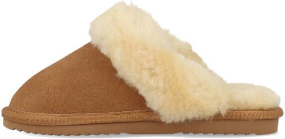 warmbat Pantoffels Flurry Kids FLS221025 Cognac Bruin