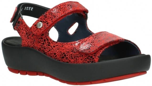 Sandalen Wolky 03325 Rio 40500 rood craquelé leer