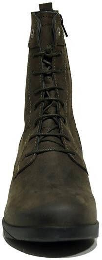 Wolky Groene Laarsjes Sarah Quebec Nubuck