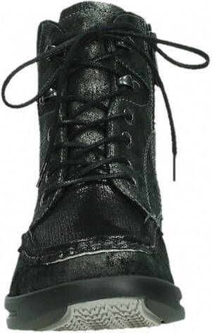 Hoge Sneakers Wolky 05904 Four 46280 metal combi metallic stretch suede