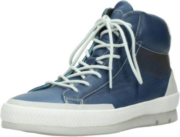 Hoge Sneakers Wolky 01925 Bromo 30840 jeans leer
