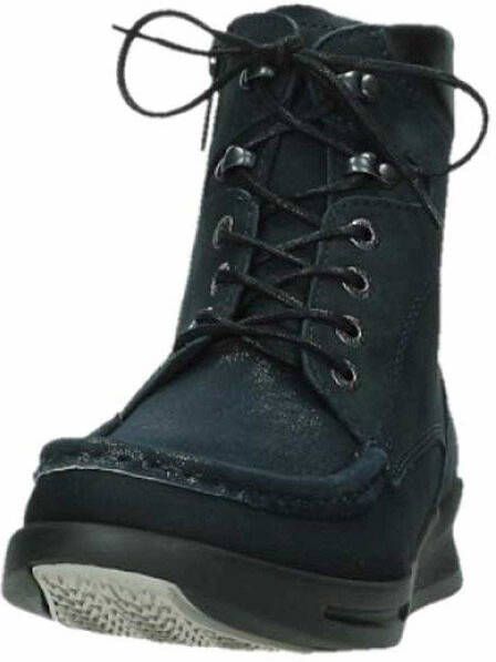 Hoge Sneakers Wolky 05904 Four 10875 blue-winter stretch nubuck
