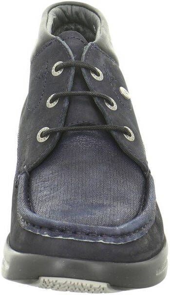 Hoge Sneakers Wolky 05903 Three 10875 blue-winter stretch nubuck