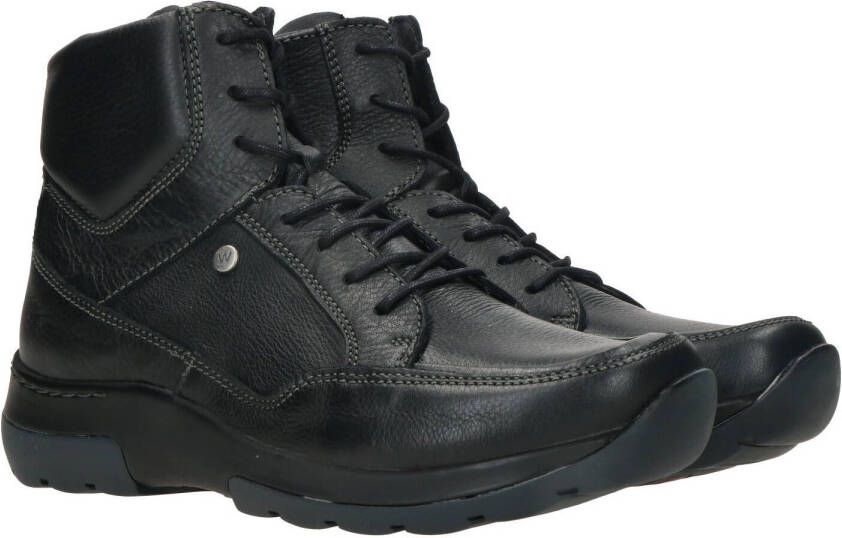 Wolky Raf Veterboot Dames Zwart