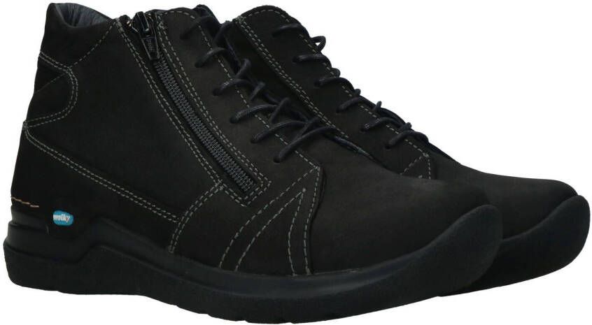 Wolky Boots 0660611 WHY Antique Nubuck , Zwart, Dames