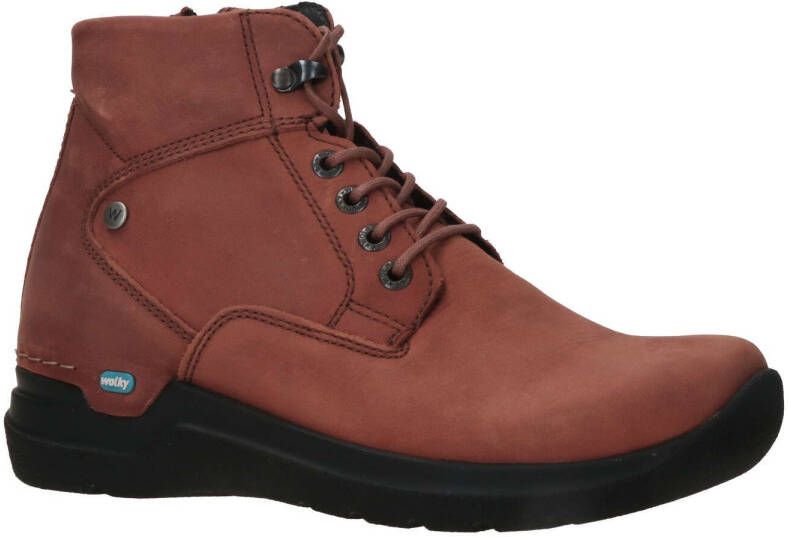 Wolky Whynot Veterboot Dames Rood/Oranje