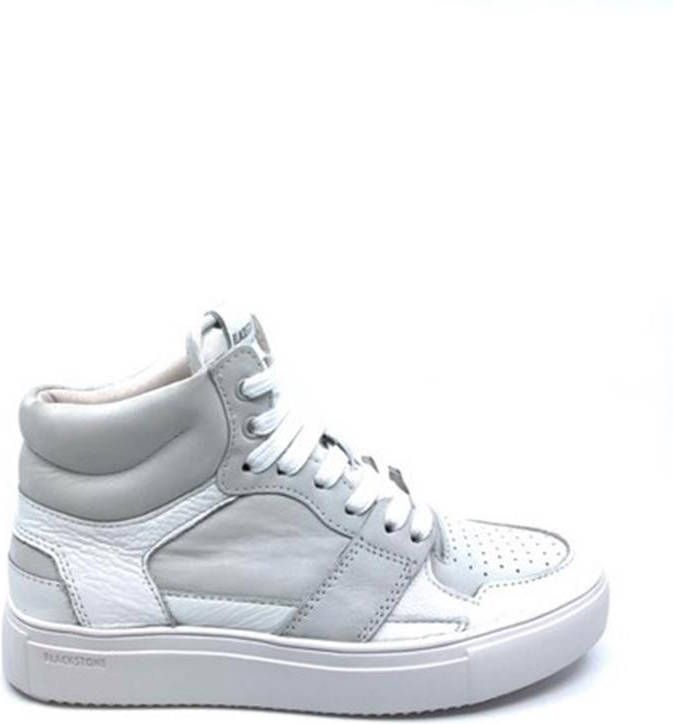 Blackstone Xw42 White High Top Sneaker , Wit, Dames