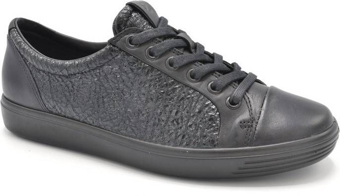 Zwarte Ecco Veterschoenen Soft 7 Ladies