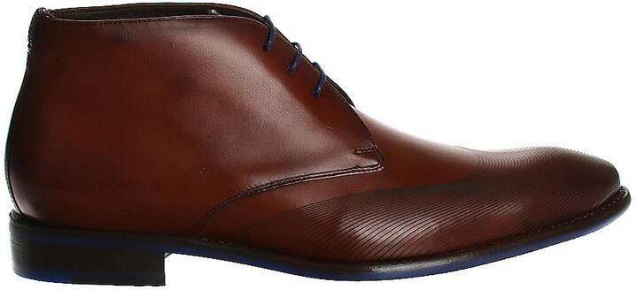 Floris van Bommel Chukka veterschoen van kalfsleer