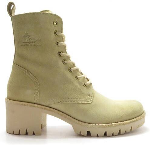 Panama Jack Enkellaarsjes Beige Dames
