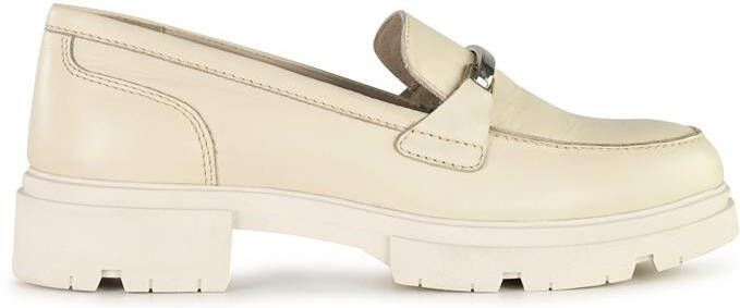 PS Poelman Sophie leren loafers beige