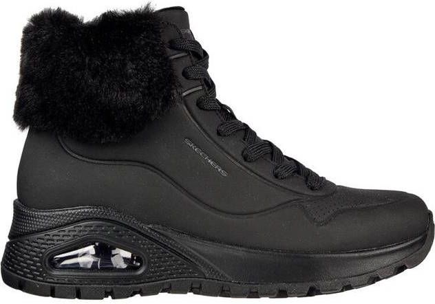 Skechers Uno Rugged Fall Air Veterboot Dames Zwart