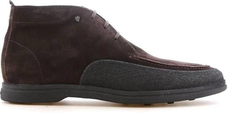 Van bommel SBM 50027 21 01 Dark Brown G+ Wijdte Veter boots
