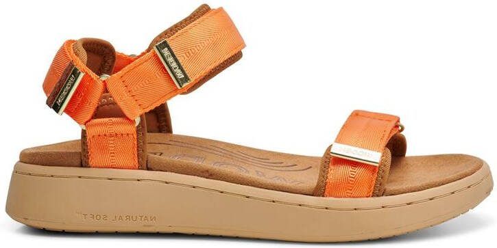 Woden Line Sandals , Oranje, Dames