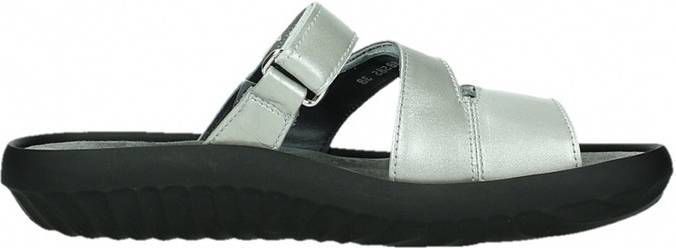 Sandalen Wolky 00885 Sense 85130 zilver leer