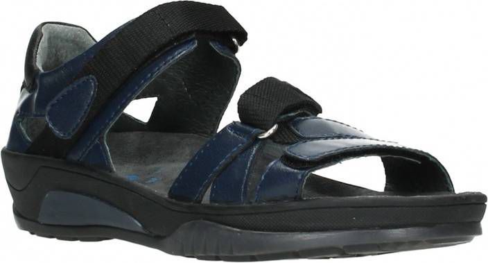 Sandalen Wolky 01050 Ripple 03800 blauw microfiber