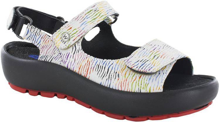 Wolky Jewel - wit multi nubuck | Wolkyshop.com