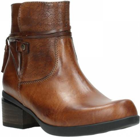 Wolky Enkellaarzen 01378 Pamban 39430 cognac leer