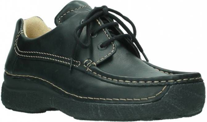 Mocassins Wolky 09201 Roll Shoe Men 50000 zwart leer