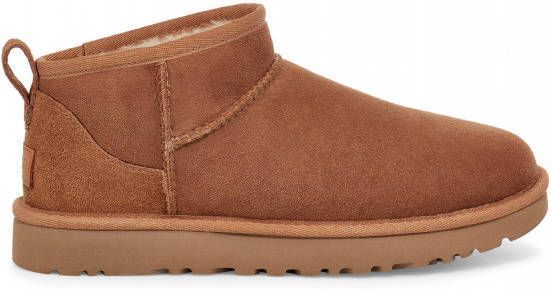 Ugg Classic Ultra Mini laarzen voor Dames in Brown,, Leder
