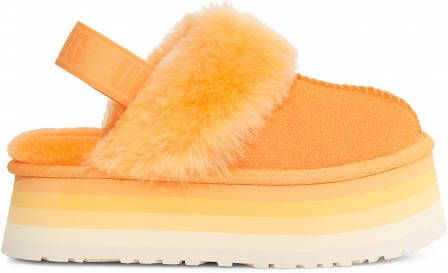 Ugg Funkette pantoffel voor Dames in Papaya Orange,, Leder