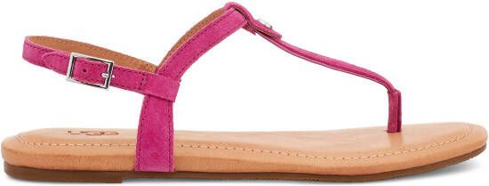 Ugg Madeena Flip Flop voor Dames in Dragon Fruit Suede
